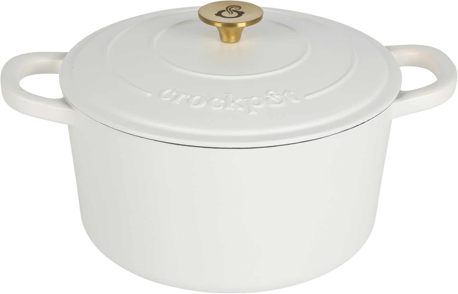 Crock-Pot 3 Quart Enameled Cast Iron Dutch Oven – Aqua B02W