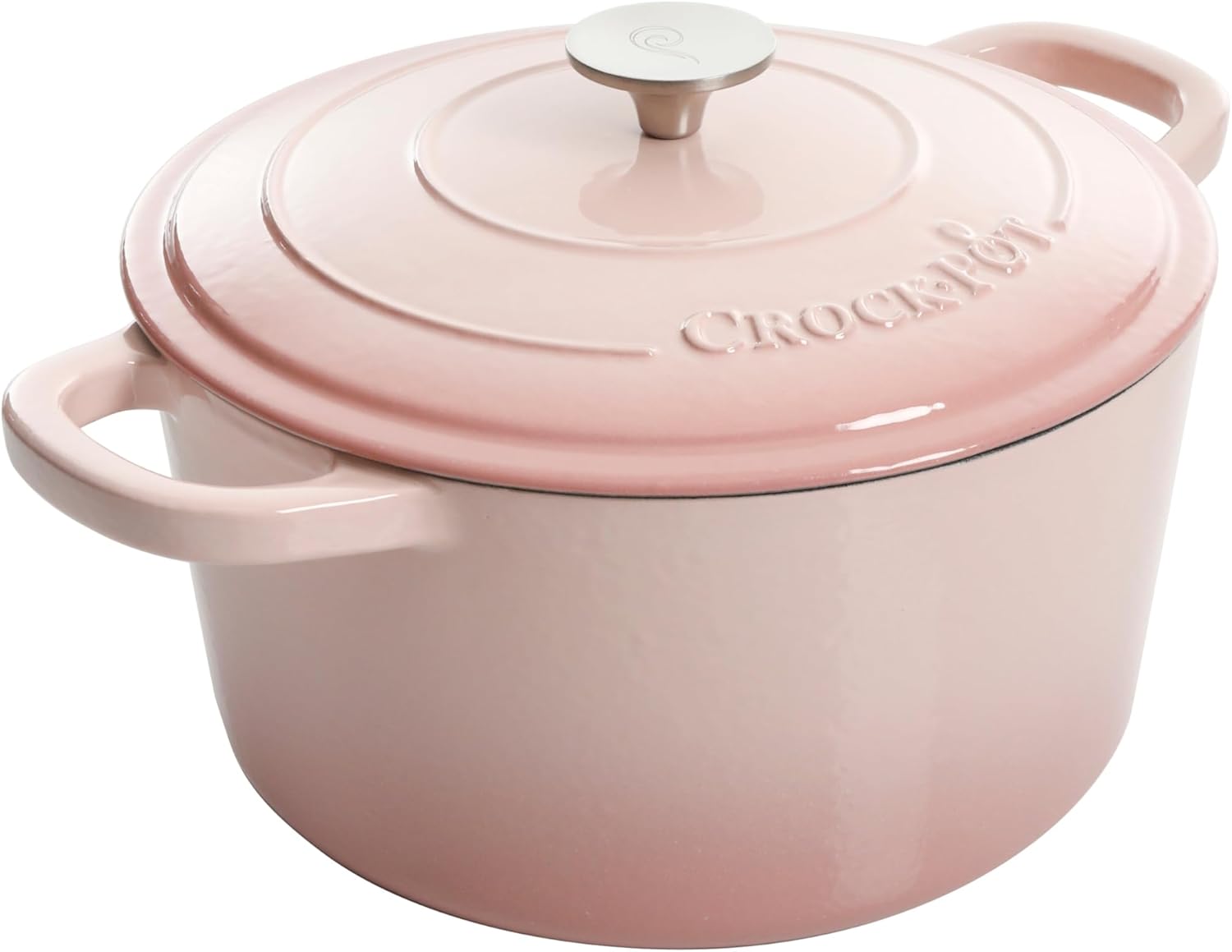 Crock-Pot 3 Quart Enameled Cast Iron Dutch Oven – Aqua B02W